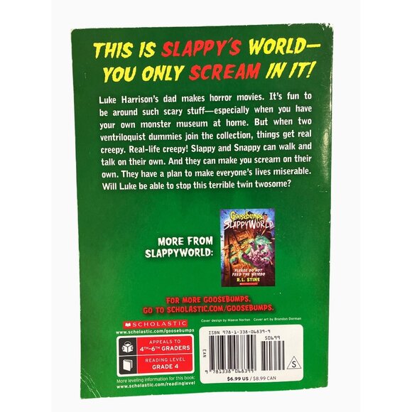 Goosebumps SlappyWorld: I Am Slappys Evil Twin By R.L. Stine - Picture 6 of 8